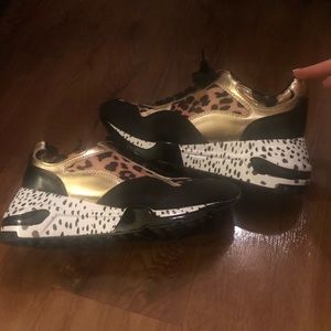 Steve Madden Leopard Fashion Sneakers